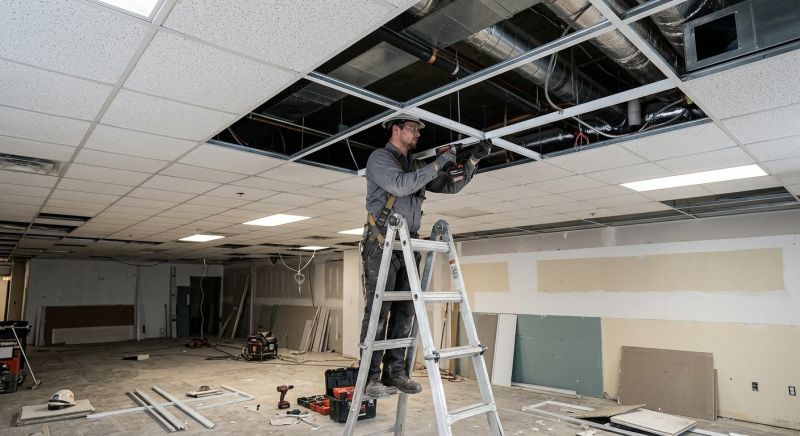 Suspended Ceiling Repair in Longmont, CO