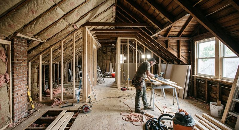 Attic Expansion in Alpharetta, GA