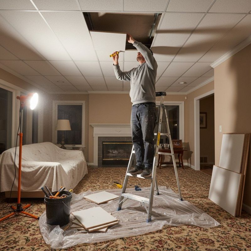 Ceiling Panel Repair in Longmont, CO