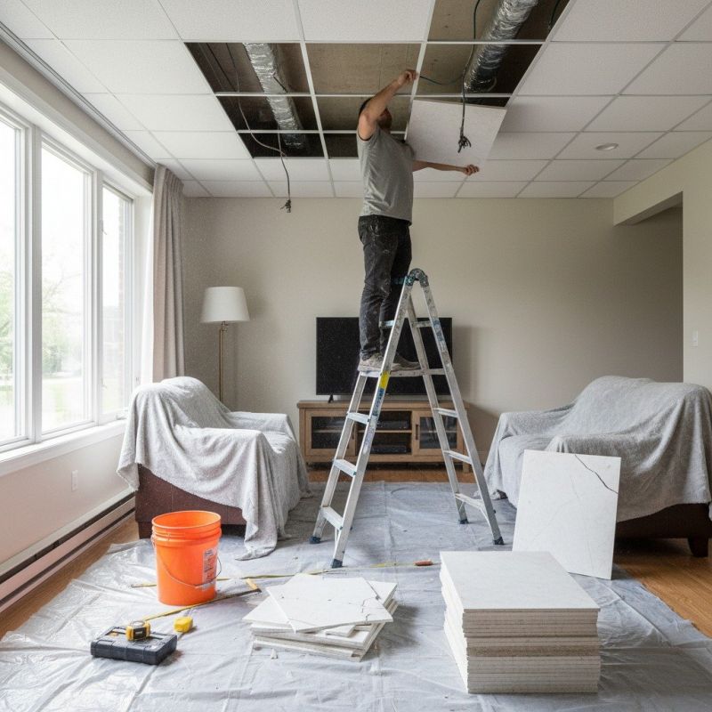 Ceiling Panel Repair in Longmont, CO