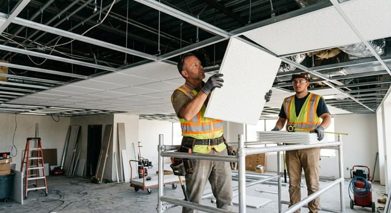 Suspended Ceiling Installation in Longmont, CO