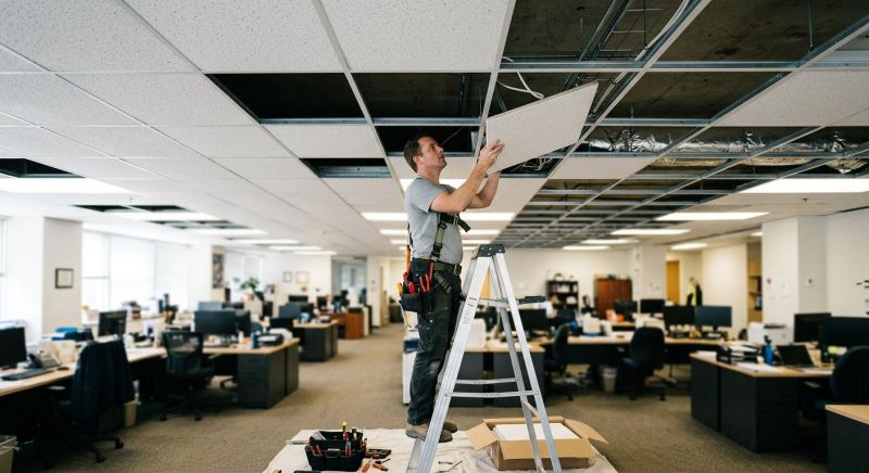 Suspended Ceiling Repair in Longmont, CO