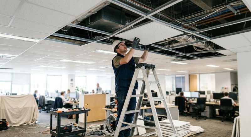 Suspended Ceiling Repair in Longmont, CO