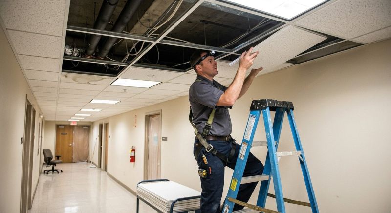 Suspended Ceiling Repair in Longmont, CO