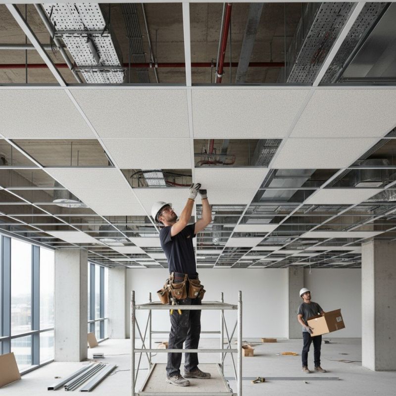 T Bar Ceiling Installation